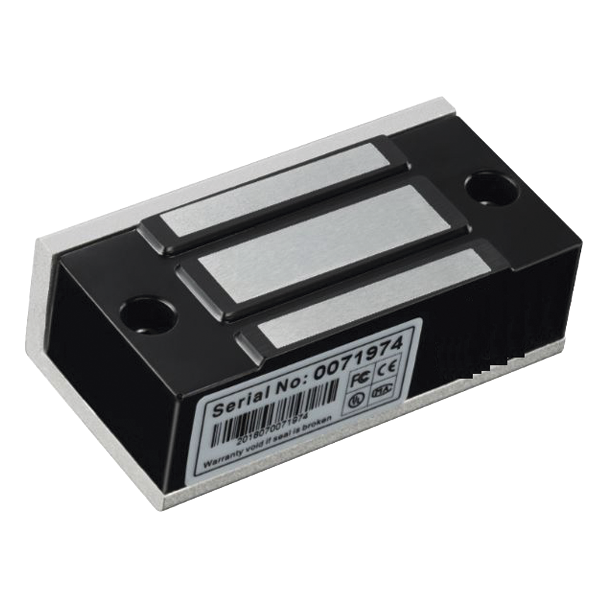Chapa magnética de 40Kg (88lbs) / Uso en lockers o gabinetes  — ACCESSPRO · SKU MAG40