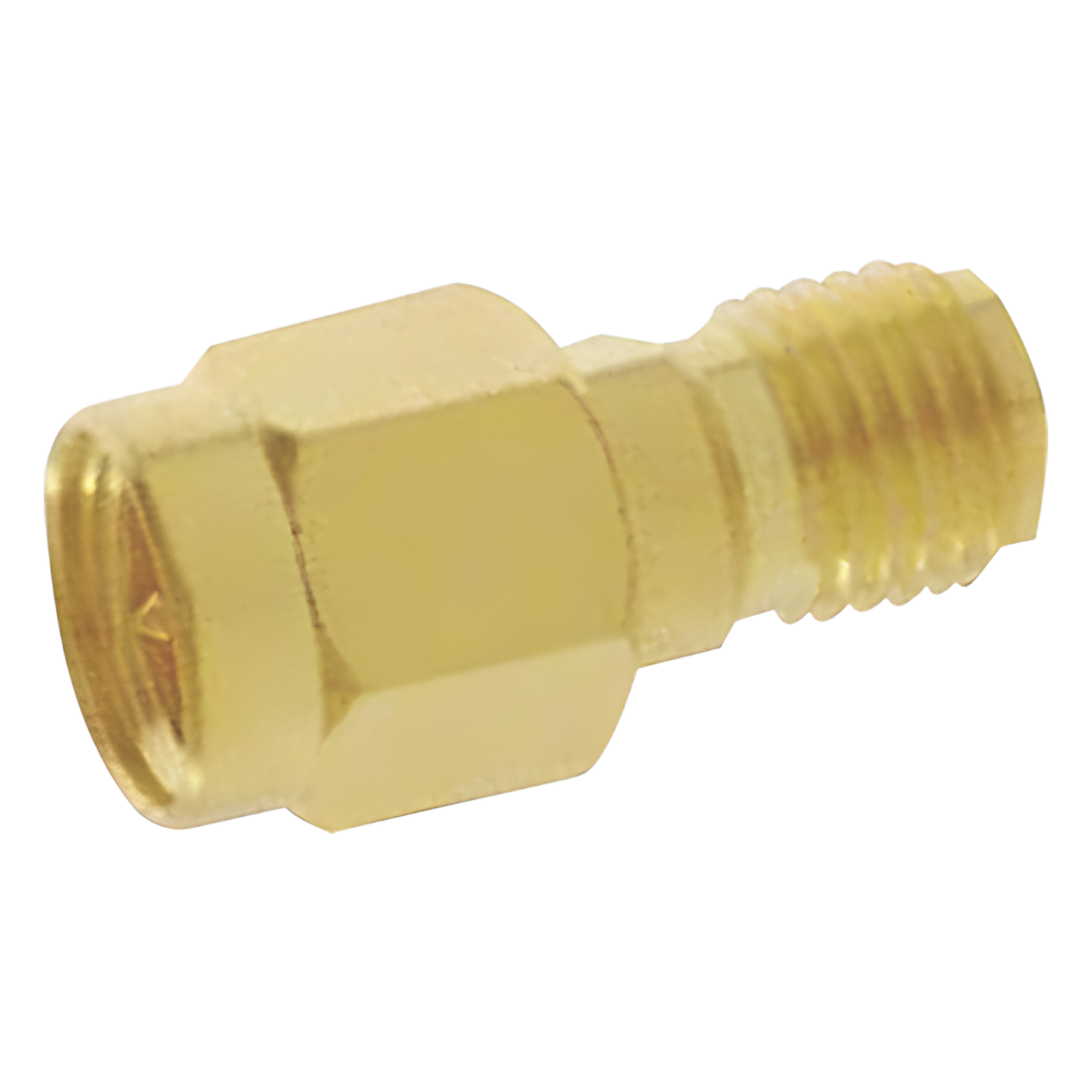 Adaptador en Línea, de Conector SMA Macho a SMA Hembra Inverso, Oro/ Oro/ Teflón. — SYSCOM · SKU ACX1247-ND