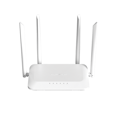 Home Router Inalámbrico Wi-Fi 5 Doble Banda, 1 Puerto Wan 10/100 y 3 Puertos Lan 10/100 Hasta 1,200 Mbps