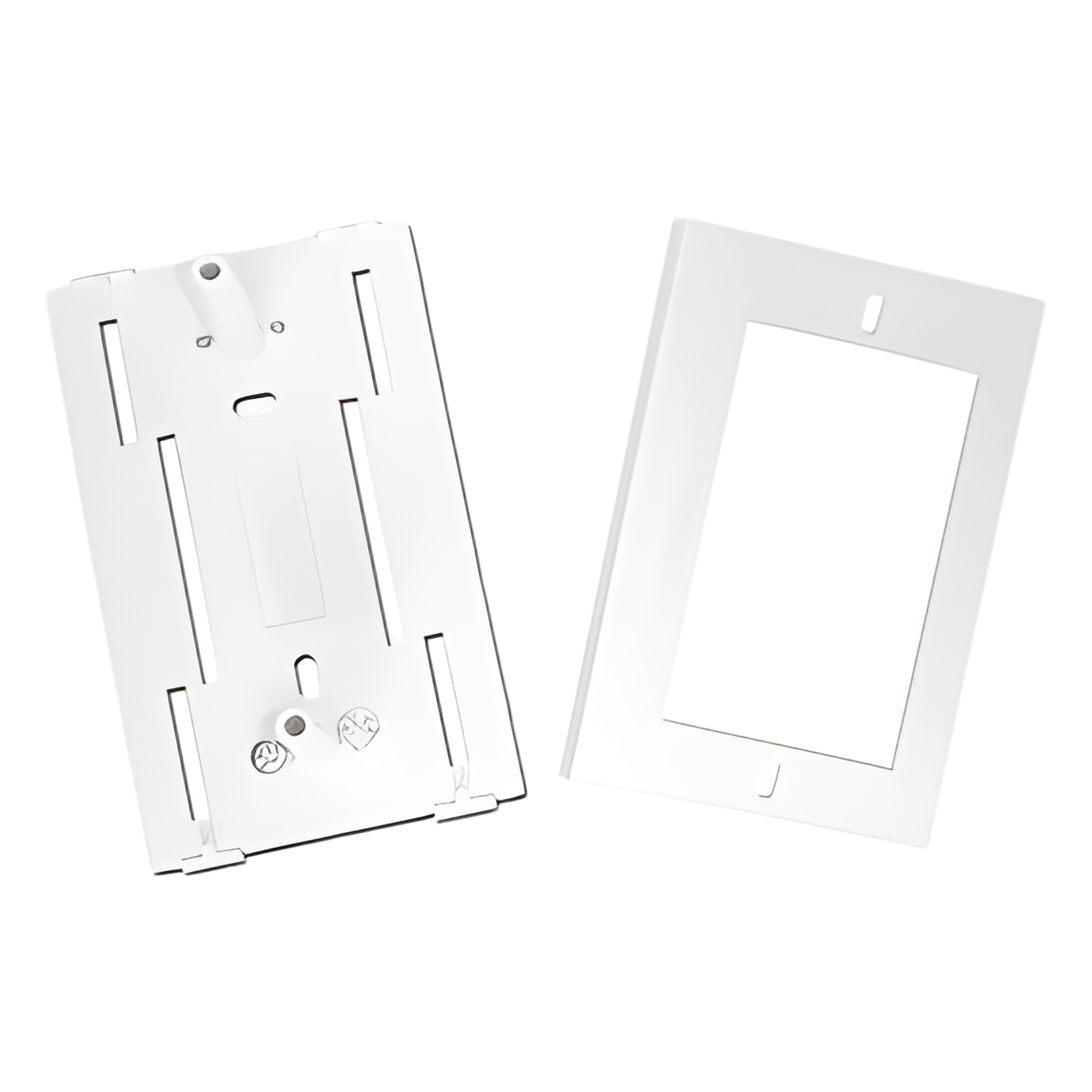 Soporte y tapa universal color blanco de PVC auto extinguible, para canaleta TEK100 (5595-10001) — THORSMAN · SKU TEK-100-UNI