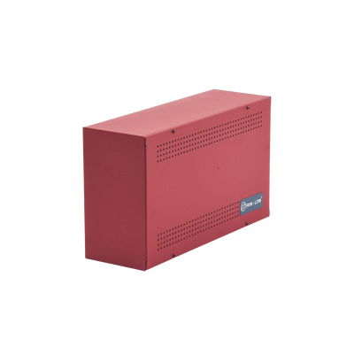 Gabinete para dos baterías de respaldo de 18 AH. Aplicaciones para sistemas de detección de incendio (FAS).