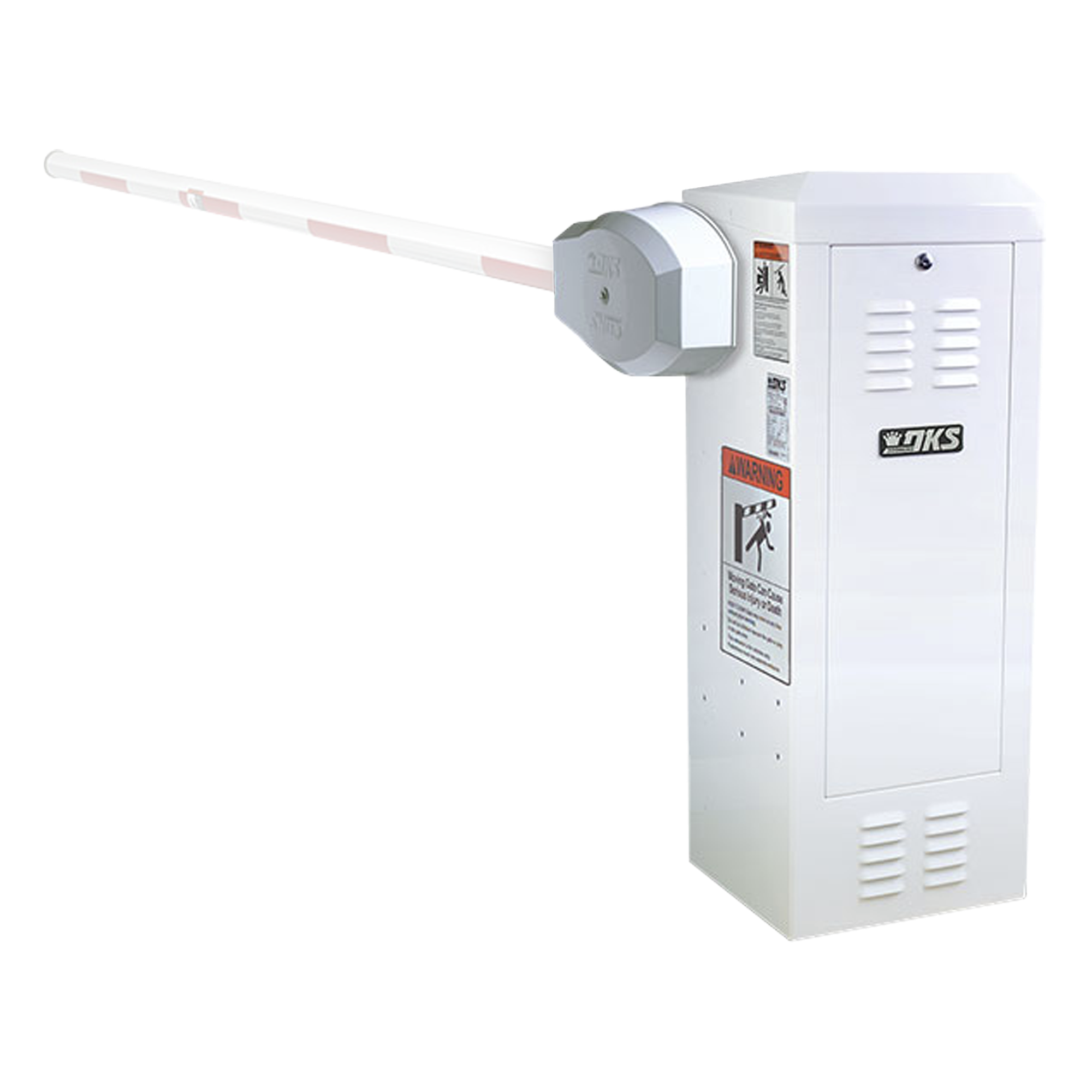 Barrera Vehicular / Uso Intensivo Continuo / Compatible con Mástil de hasta 14 ft / 4.26 m (No incluido) / Bajo mantenimiento / Garantia 5 años — DKS DOORKING · SKU 1601-380