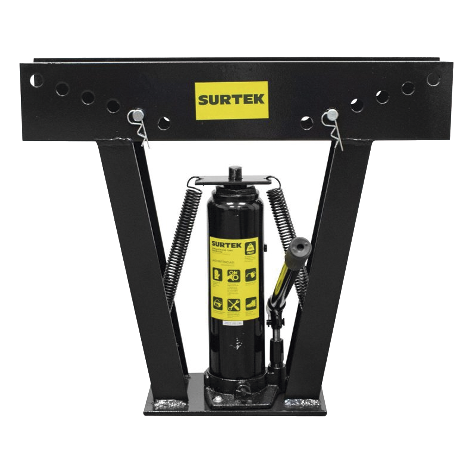 Doblatubos hidráulico de 1/2" a 2" incluye dados con medidas, capacidad 12 toneladas. — SURTEK · SKU SYS-DT12