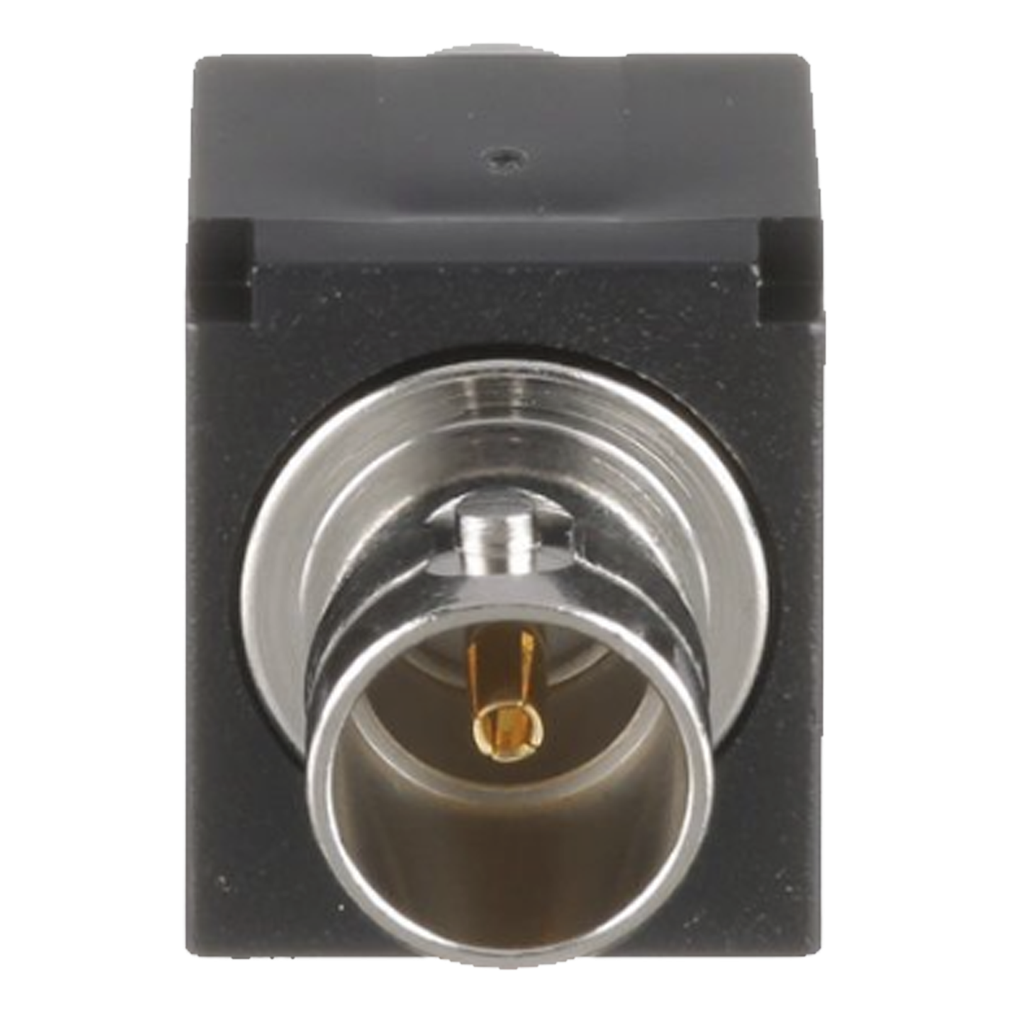 Módulo Acoplador Coaxial Tipo BNC, Mini-Com, de 75 Ohms, Color Negro