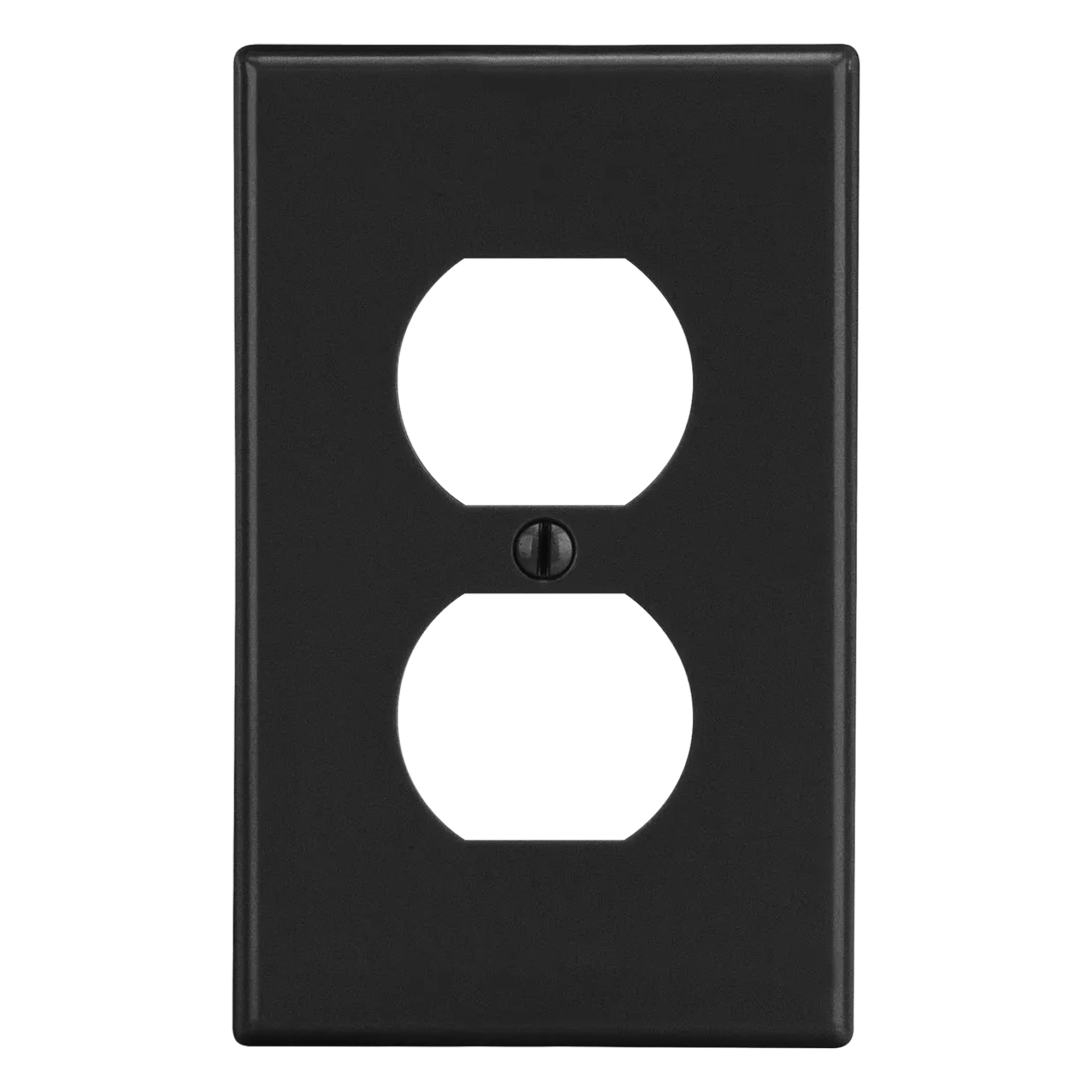 Tapa para Contacto Dúplex Color Negro. — HUBBELL · SKU HUB-P8BK