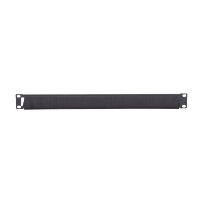 Tapa Ciega para Rack de 19in, Tipo Cepillo de Nylon, para Paso de Cables y Mejor Manejo Térmico, Color Negro, 1UR