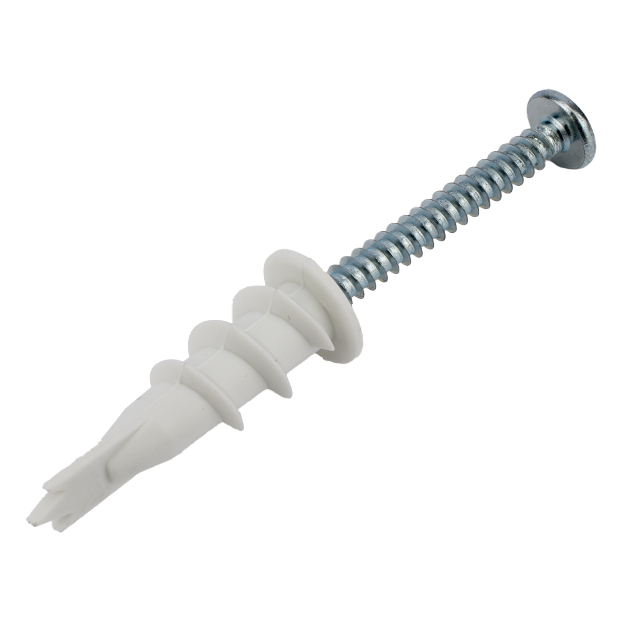 Kit de 10 taquetes autoperforables y 10 tornillos 10mm x 1 1/2" (1301-05002)