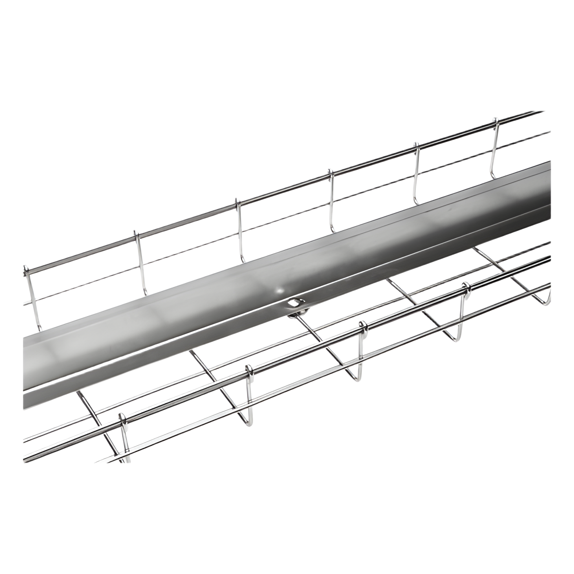 Separador de 116mm x 3 mts. de largo, con acabado Electro Zinc