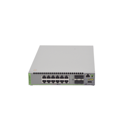 Switch Capa 3 Stackeable 10 Gigabit , 12 puertos 100/1000/10G Base-T (RJ-45) y 4 puertos SFP/SFP+ 10G