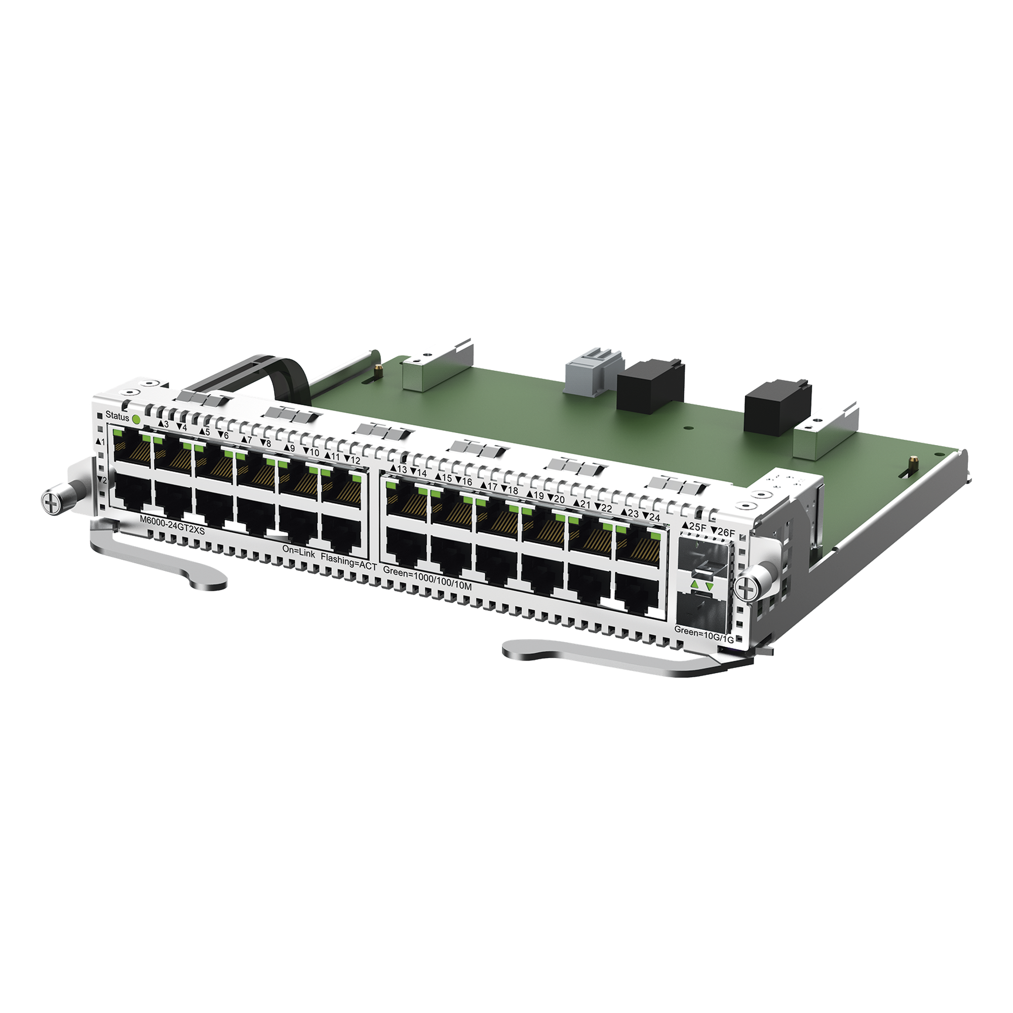 M6000-24GT2XS 24 PTOS GIGA RJ45 Y 2 SFP+ LC PARA RG-NBS6002 — RUIJIE · SKU M6000-24GT2XS