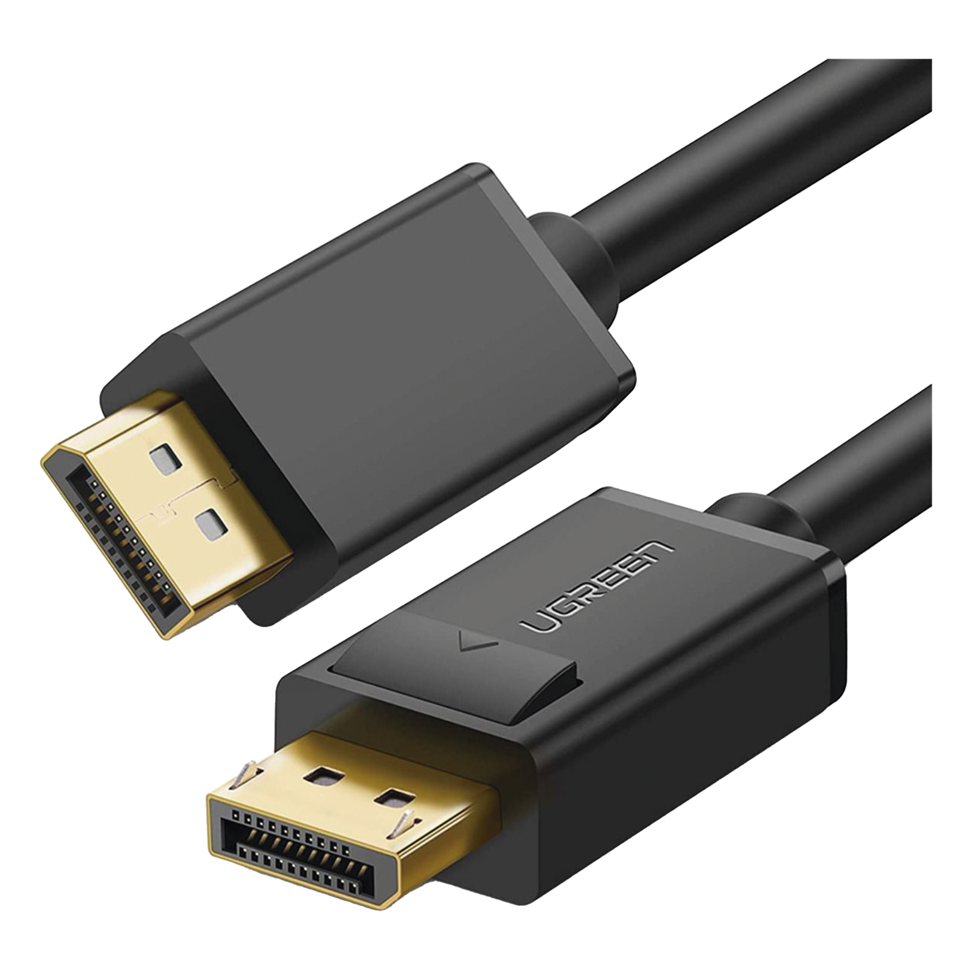 Cable DisplayPort 1.2 Macho a Macho | Longitud 5 Metros (16.40 Pies) | Versión DP1.2 | Soporta 4K@60Hz; 2K@144Hz | Soporta 3D | Color Profundo de 8 y 10 Bits | Blindaje Interno Múltiple | Cobre Estañado 28AWG | Botón de Liberación — UGREEN · SKU 10213