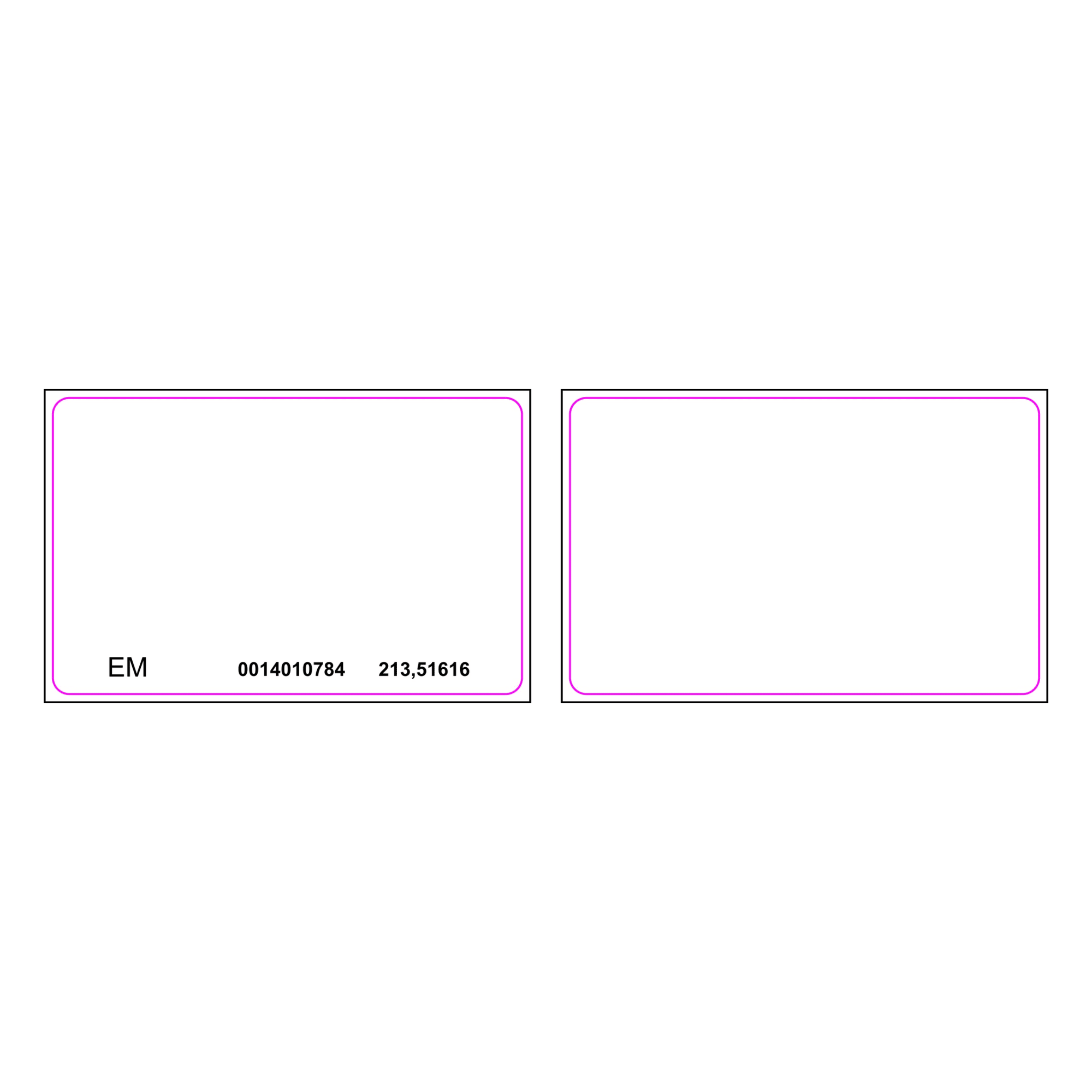 Tarjeta de Proximidad PROX EM 125 Khz / Imprimible Ambos Lados / PVC Blanco / Control de Acceso Hikvision — HIKVISION · SKU DS-K7M101-E1