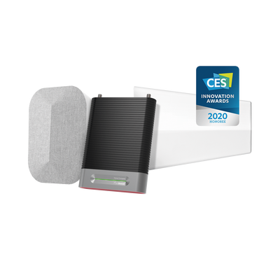KIT Amplificador de Señal Celular, HOME COMPLETE | Mejora la Señal Celular de todos los Operadores | Cubre áreas en interior de hasta 1200 m² con 4 antenas