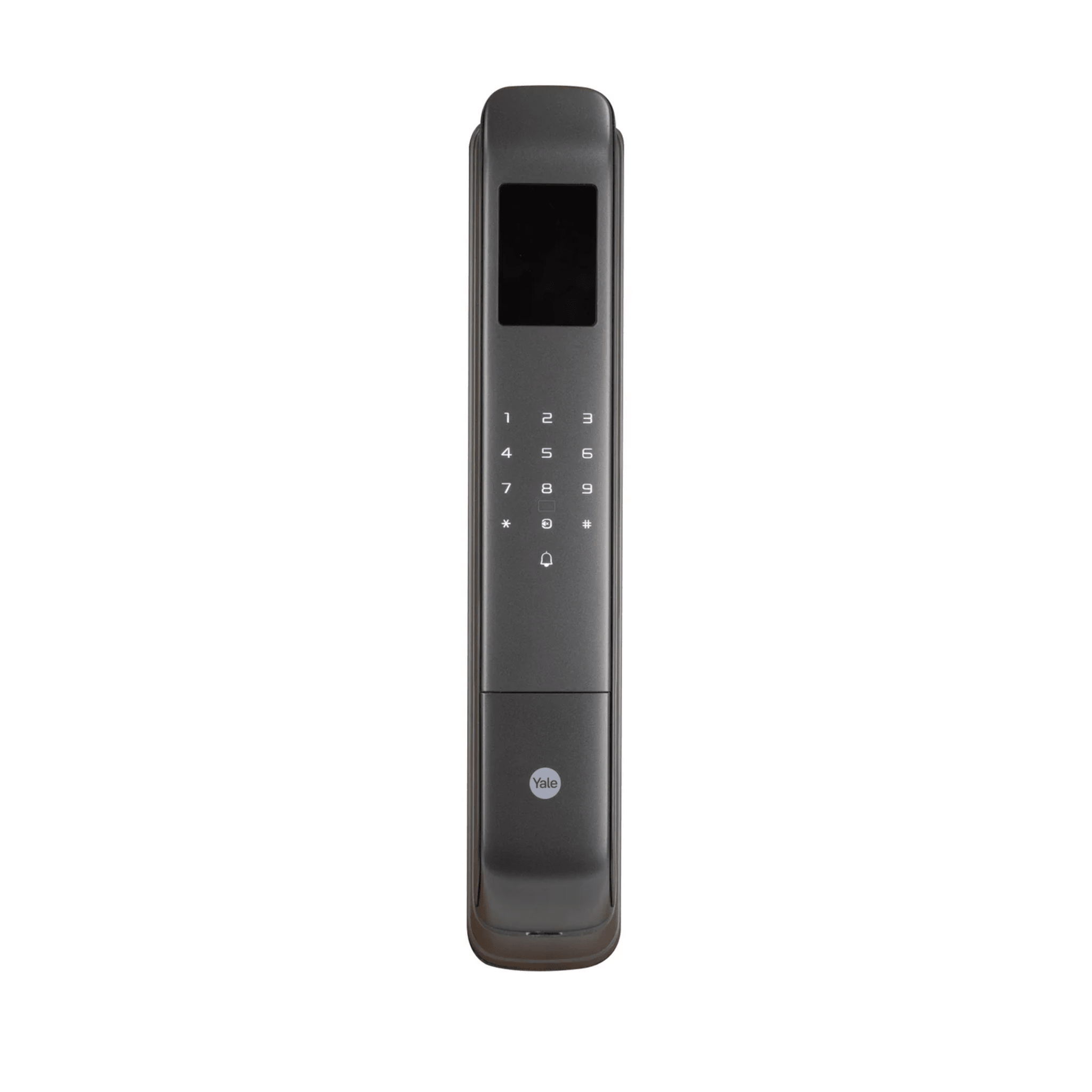 Cerradura Digital Cornelius / Reconocimiento Facial 3D / Sensor de Huella con IA / Capacidad de 100 Huellas, 20 Face ID, 100 Tarjetas MIFARE / Doble Verificación / Bloqueo Automático / Modo Niños / IP54 / Aleación de Aluminio