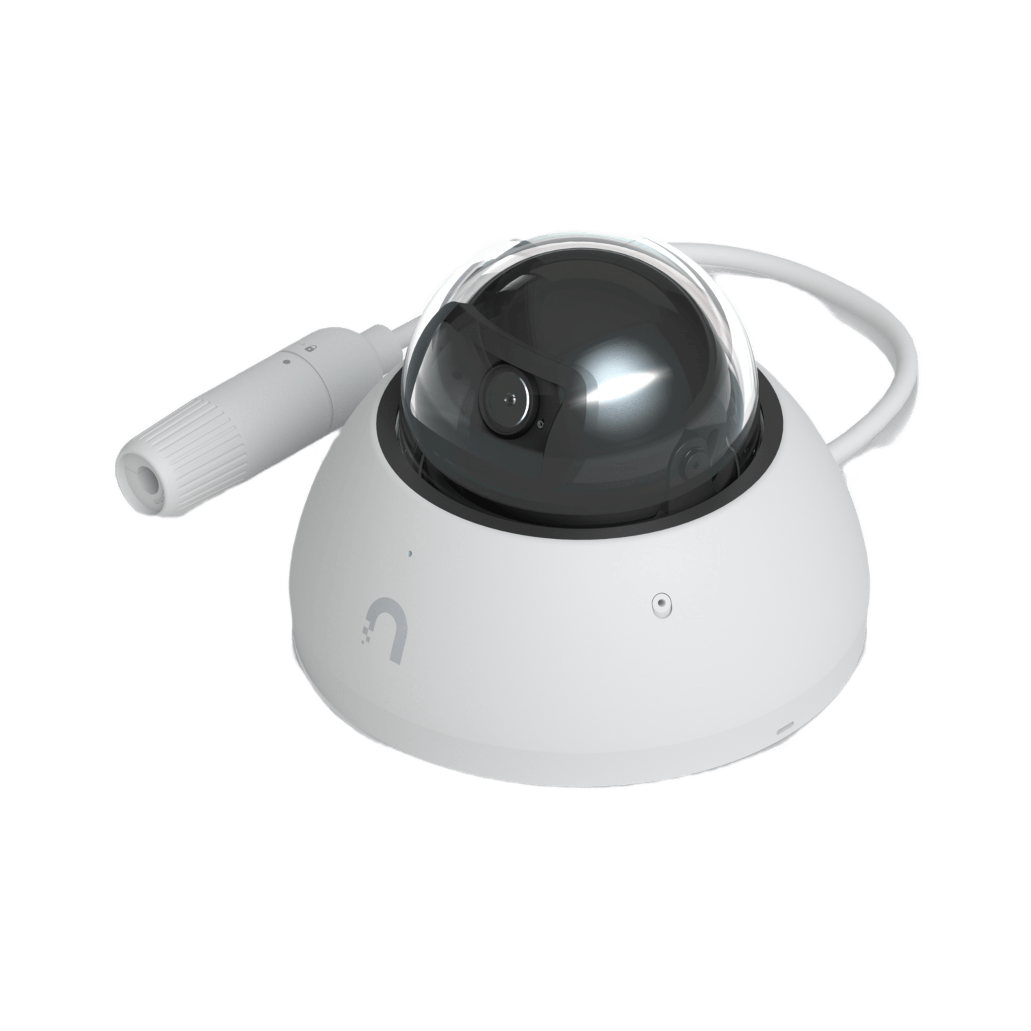 Cámara UniFi Protect G5 AI Dome Blanco, Para Interior o Exterior, 4K (8MPX), Ángulo 109.9°. Visión Nocturna IR Hasta 40m, Detecciones Inteligentes de Rostros y Placas, Audio Bidireccional, Protección IP66, Anti-Vandalismo