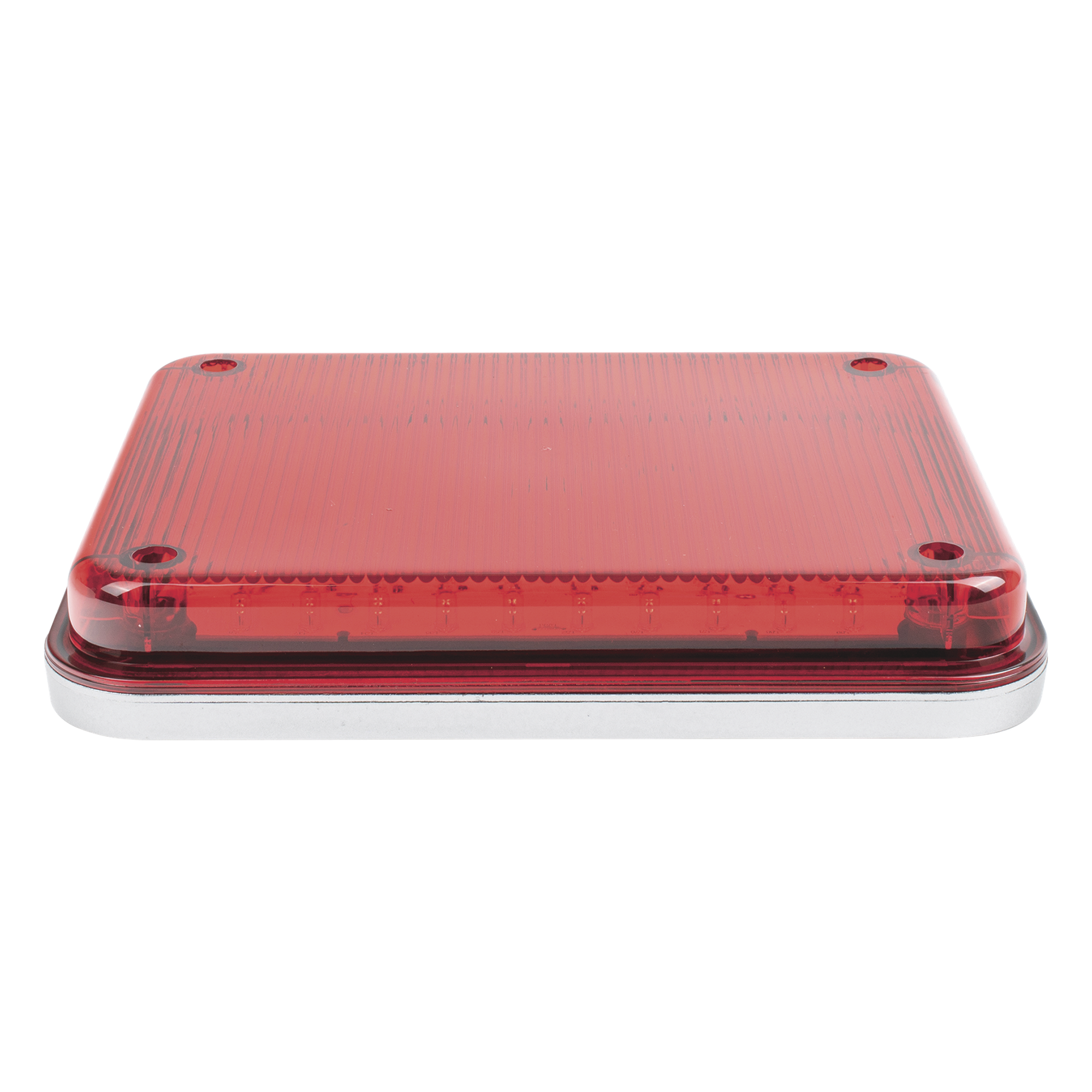 Luz de Advertencia de 9X7", Color Rojo, Ideal para Ambulancias