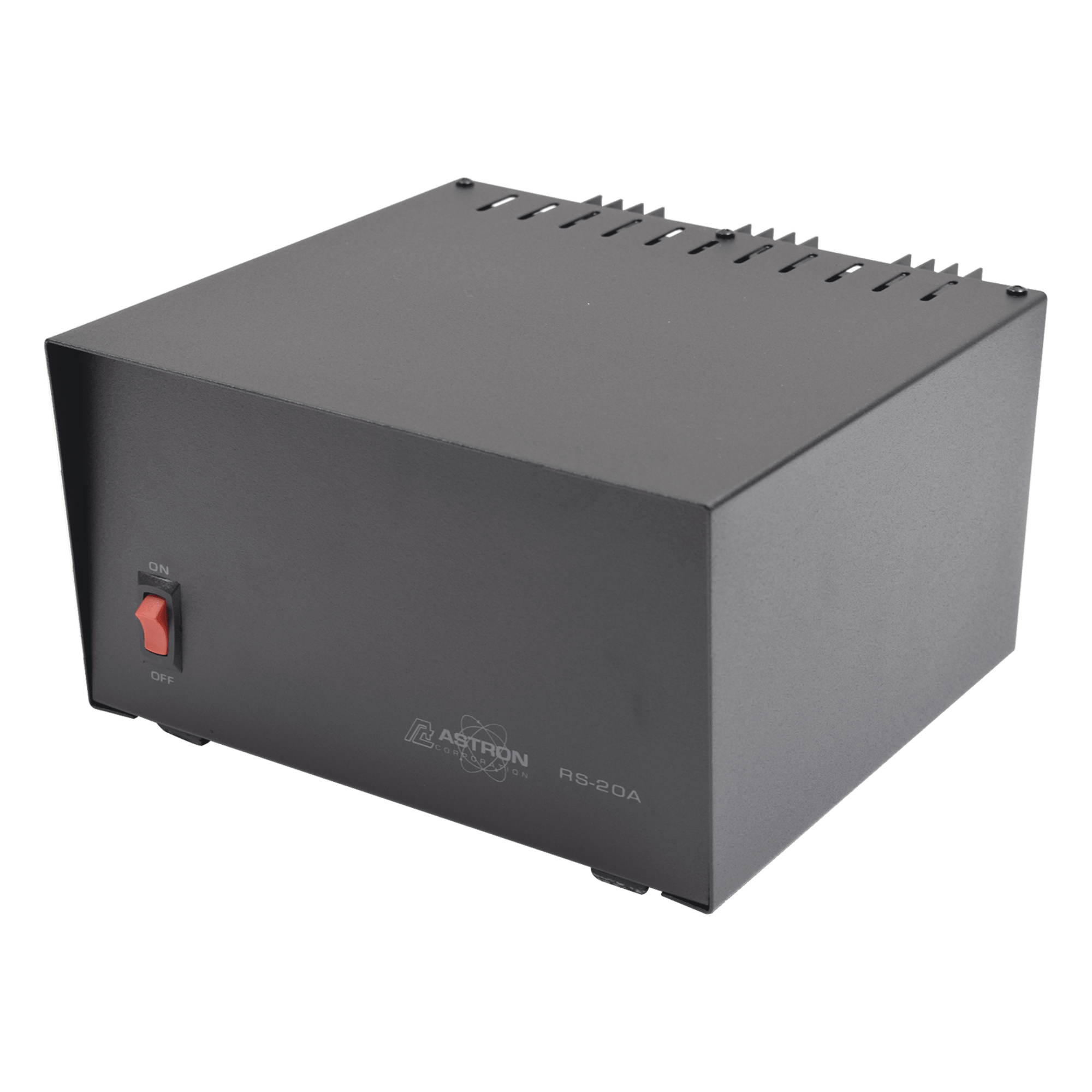 Fuente de Poder Lineal / 13.8 Vcc 20 A / Regulación Electrónica / Protección Sobrecarga / Disipador Térmico / Radios 50W — ASTRON · SKU RS-20A