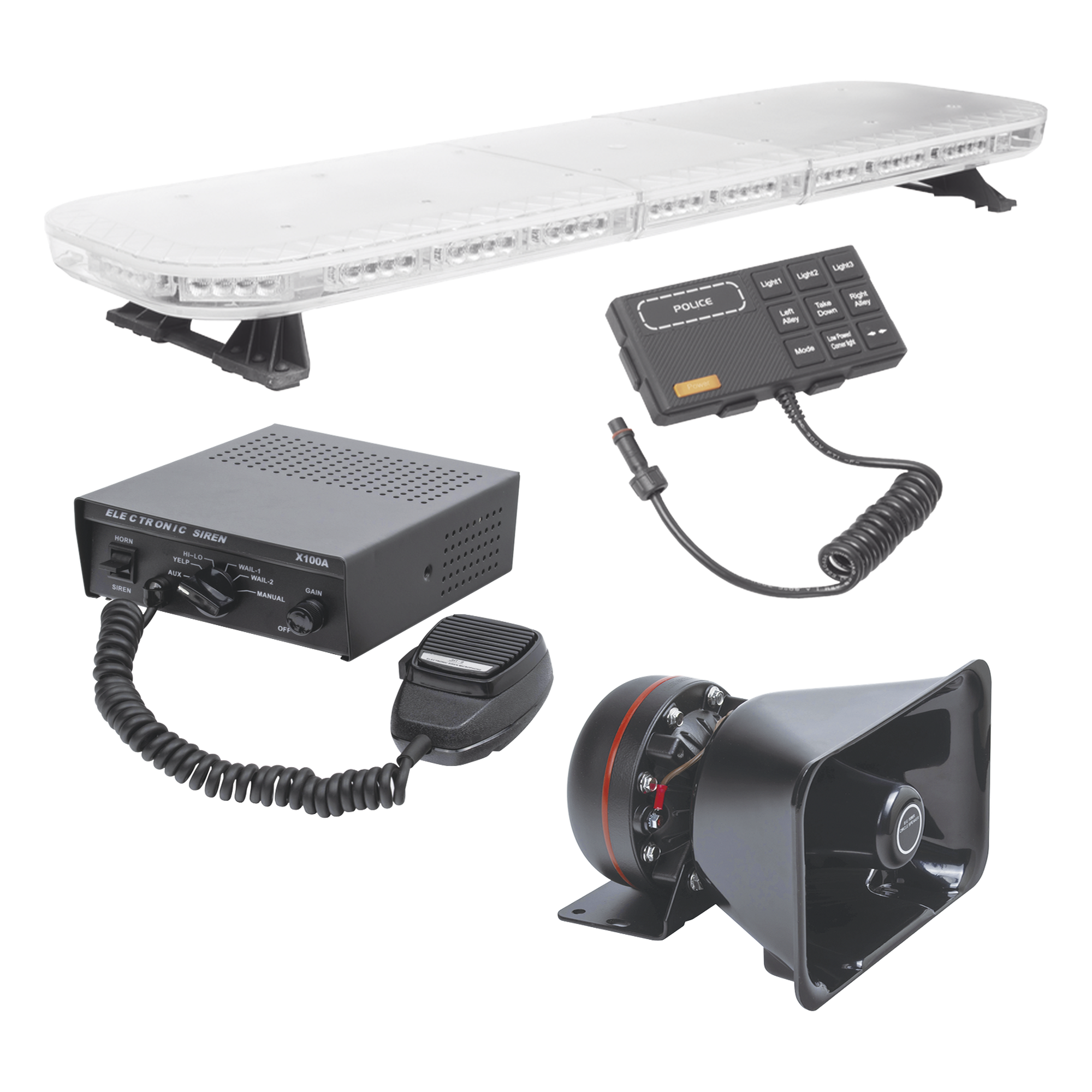 Kit básico para equipamiento de unidades de Seguridad Pública