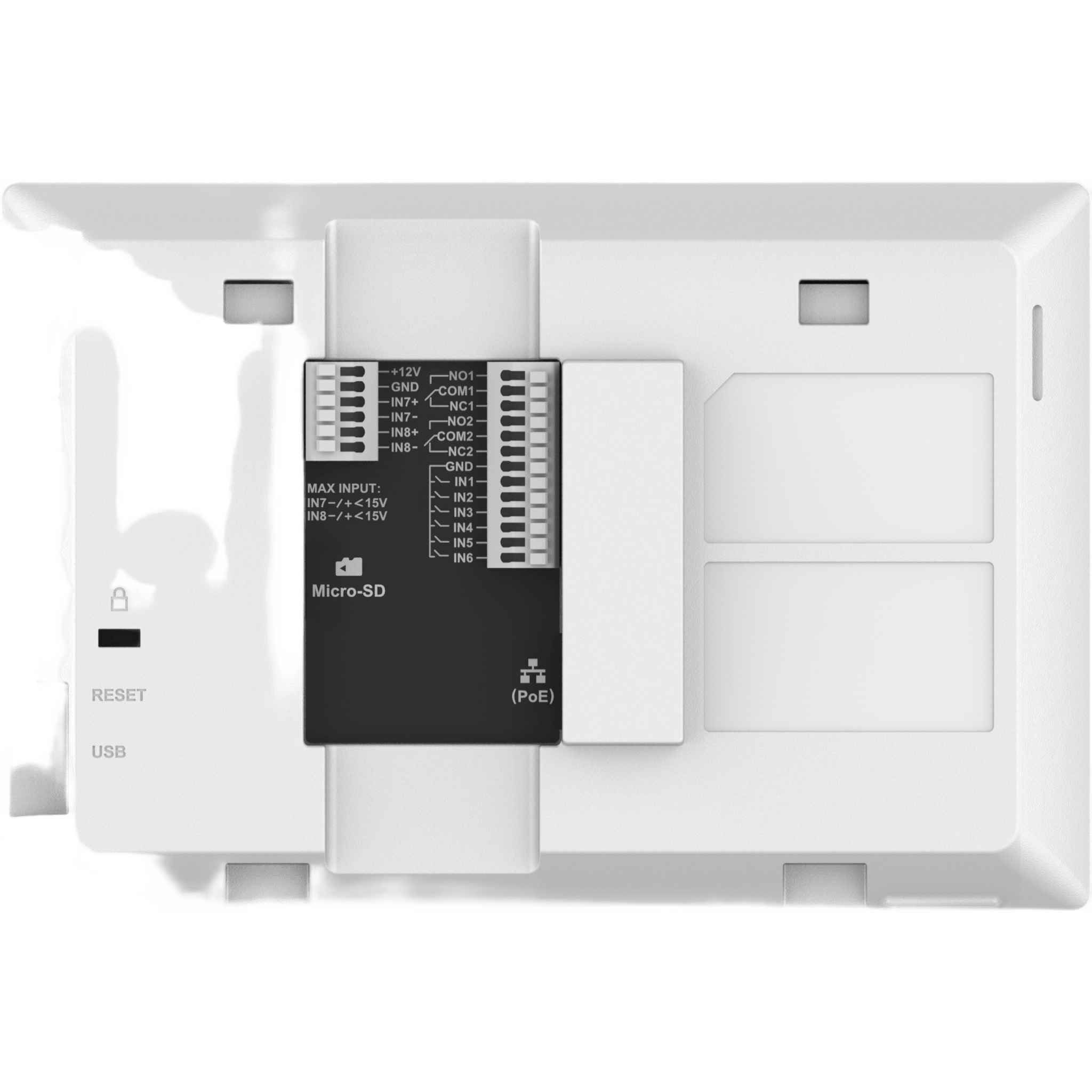 Estación de Intercomunicación SIP con Wi-Fi 6, Bluetooth y Control Total para Agendamiento de Salas y Edificios Inteligentes (Color Blanco)