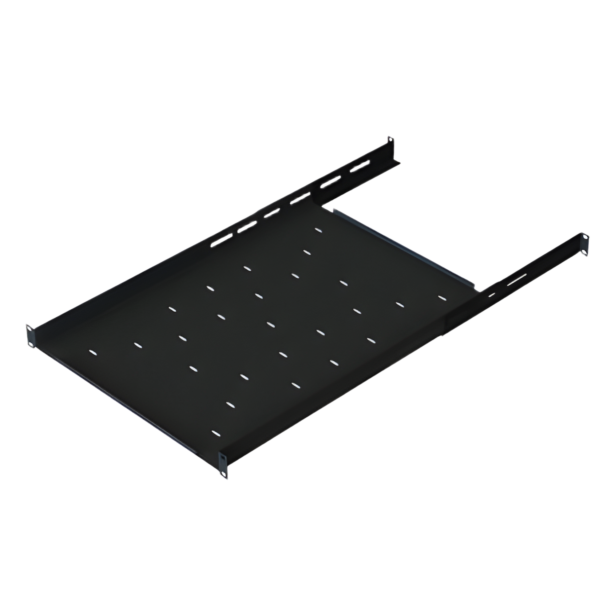 Charola Ajustable para Rack de 19" de 4 postes de 1 Unidad de Espacio. Profundidad de 633 a 816 mm — LINKEDPRO BY EPCOM · SKU CH-QR1