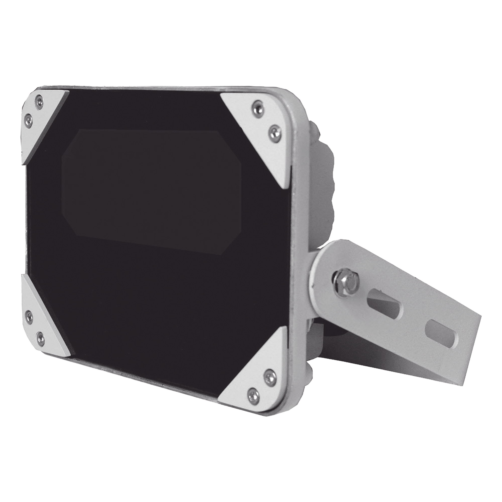 Iluminador IR de Bajo Consumo / Cobertura 90° / 45 Metros de Iluminación / Exterior IP66 / Montable en Pared — HYPERLUX · SKU HL-90-IR45