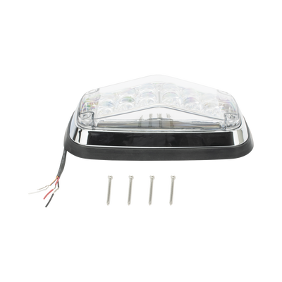 Luz de advertencia 8 X 4", Color Claro, IP67, SAE, Ideal para Ambulancias