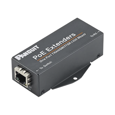 Transmisor PoE/PoE+ Para Uso con Receptor POEXRX1, Hasta 610 Metros (2000 ft) con Cable Cat5e o Cat6, 10/100Mbps