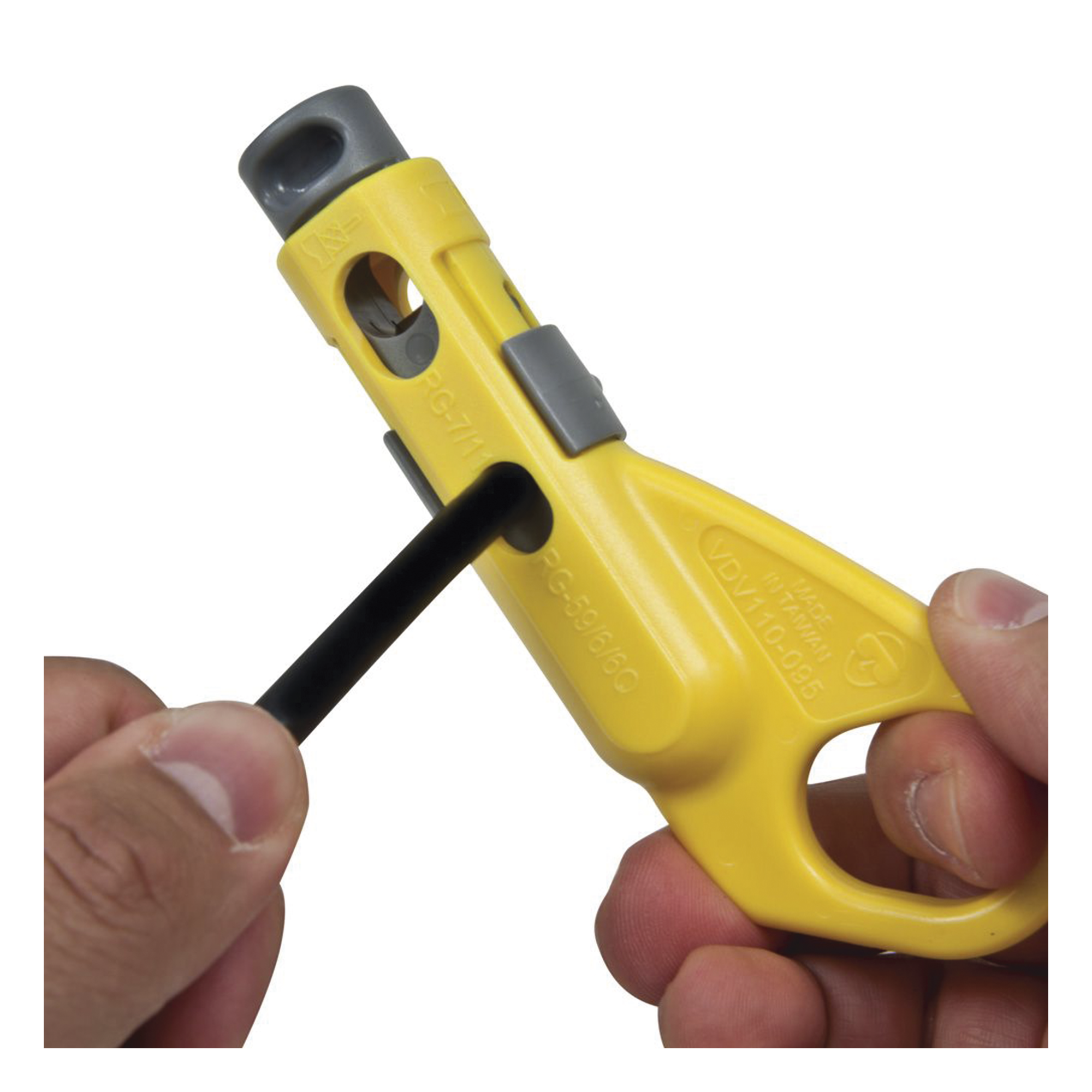 Pelacables Radial de Cables Coaxiales.