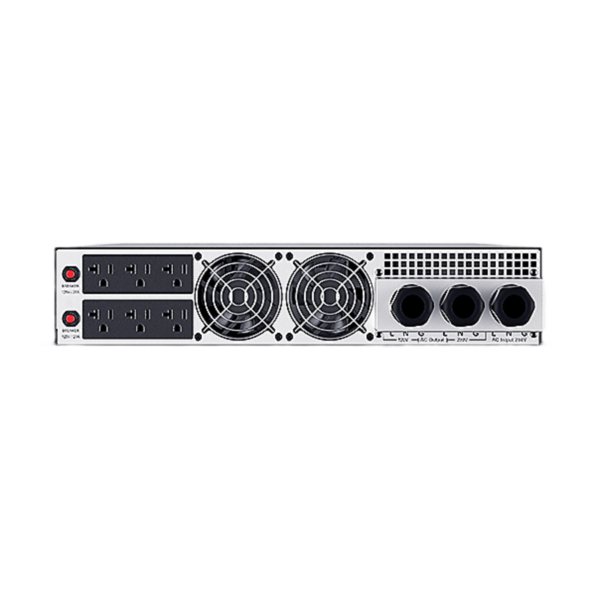 Transformador Reductor de 208 Vca a 120 Vca, Con entrada Hardwire con Cable de Uso Rudo y 6 Salidas NEMA 5-20R, Recomendado para UPS modelo OLS10KERT5UNEMA