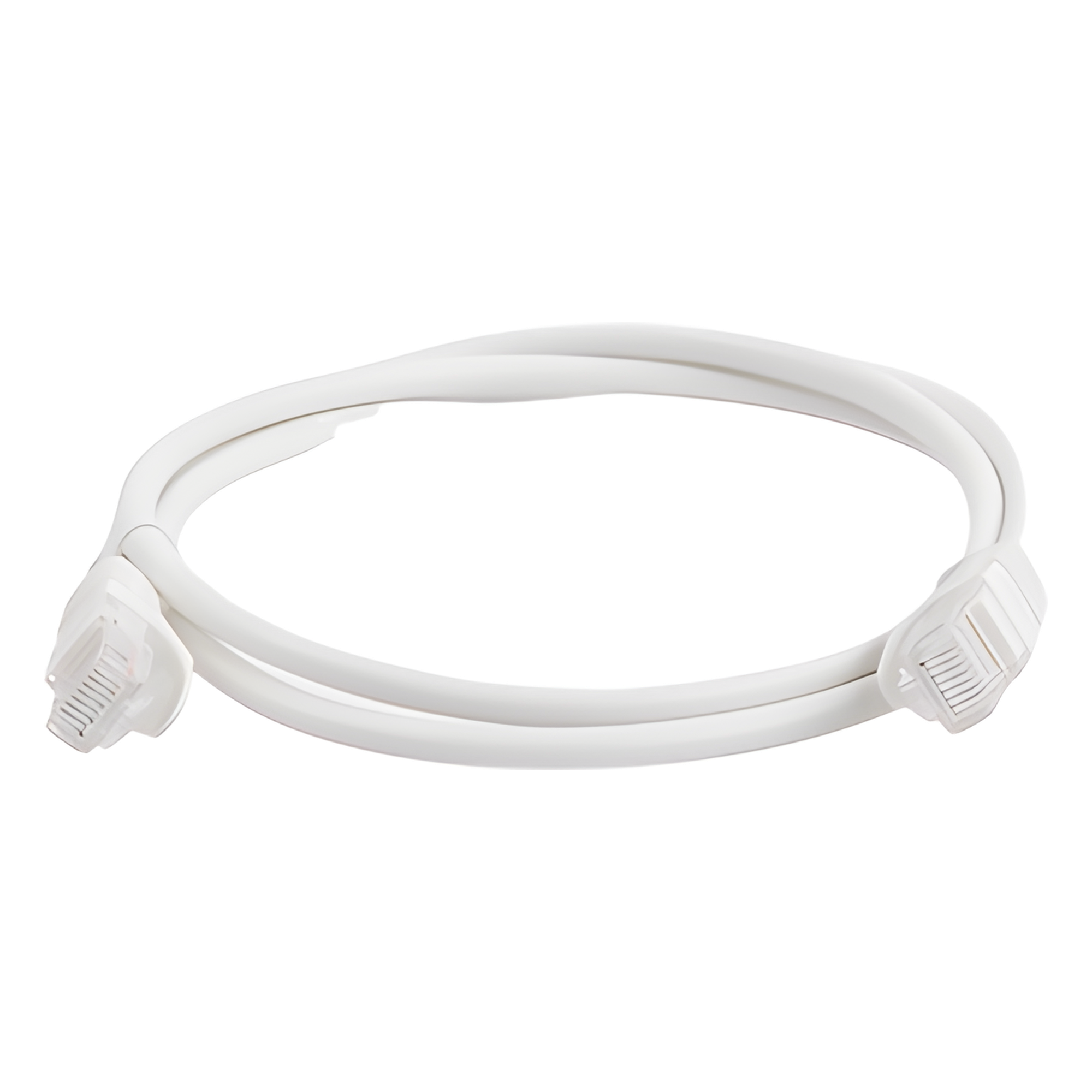Cable de Parcheo UTP Cat5e / 1 Metro (3.28 Pies) / Blanco / RJ45 / 100 Ohms