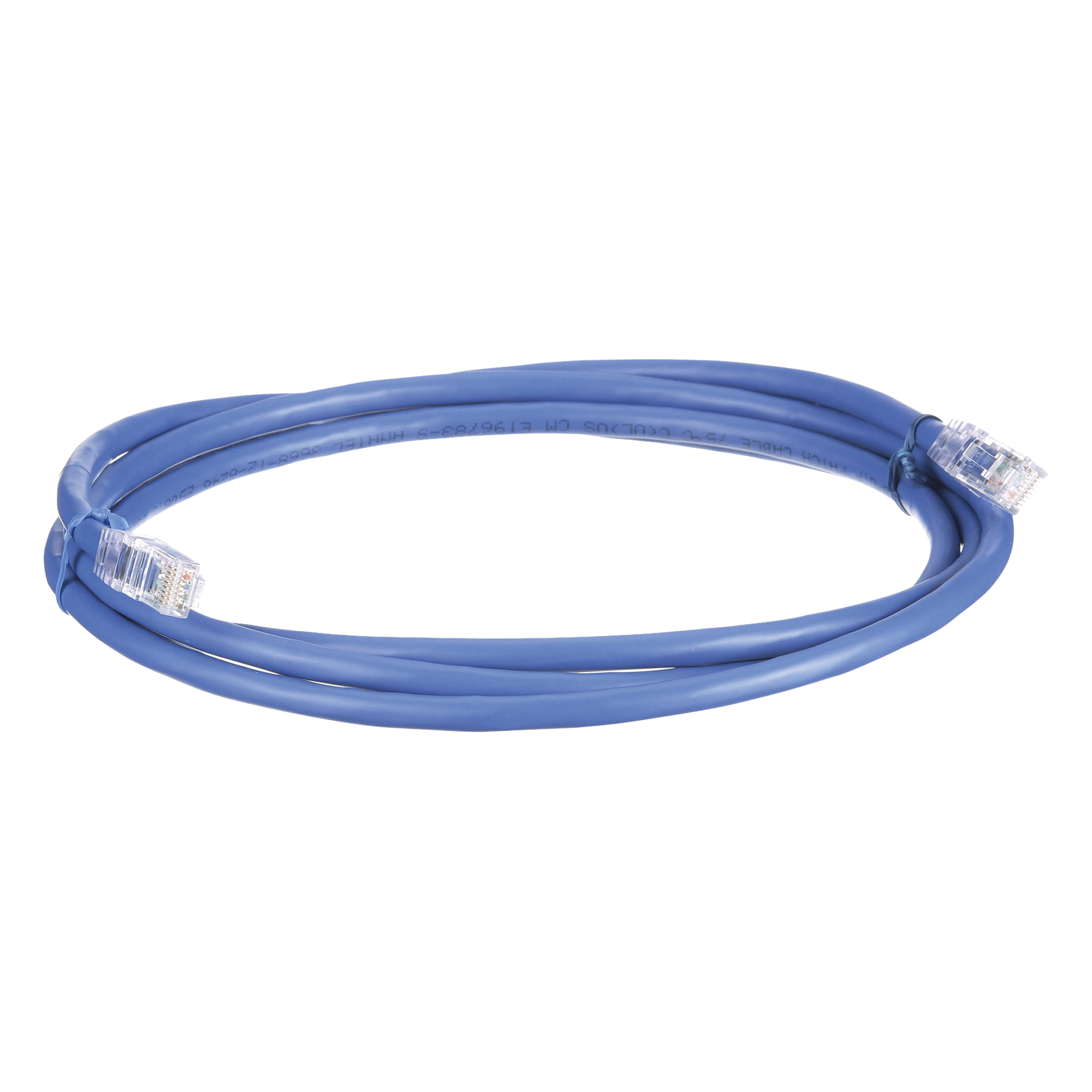 Cable de Parcheo UTP, Cat6A, 24 AWG, CM, Color Azul, 2.13 Metros (7 Pies)