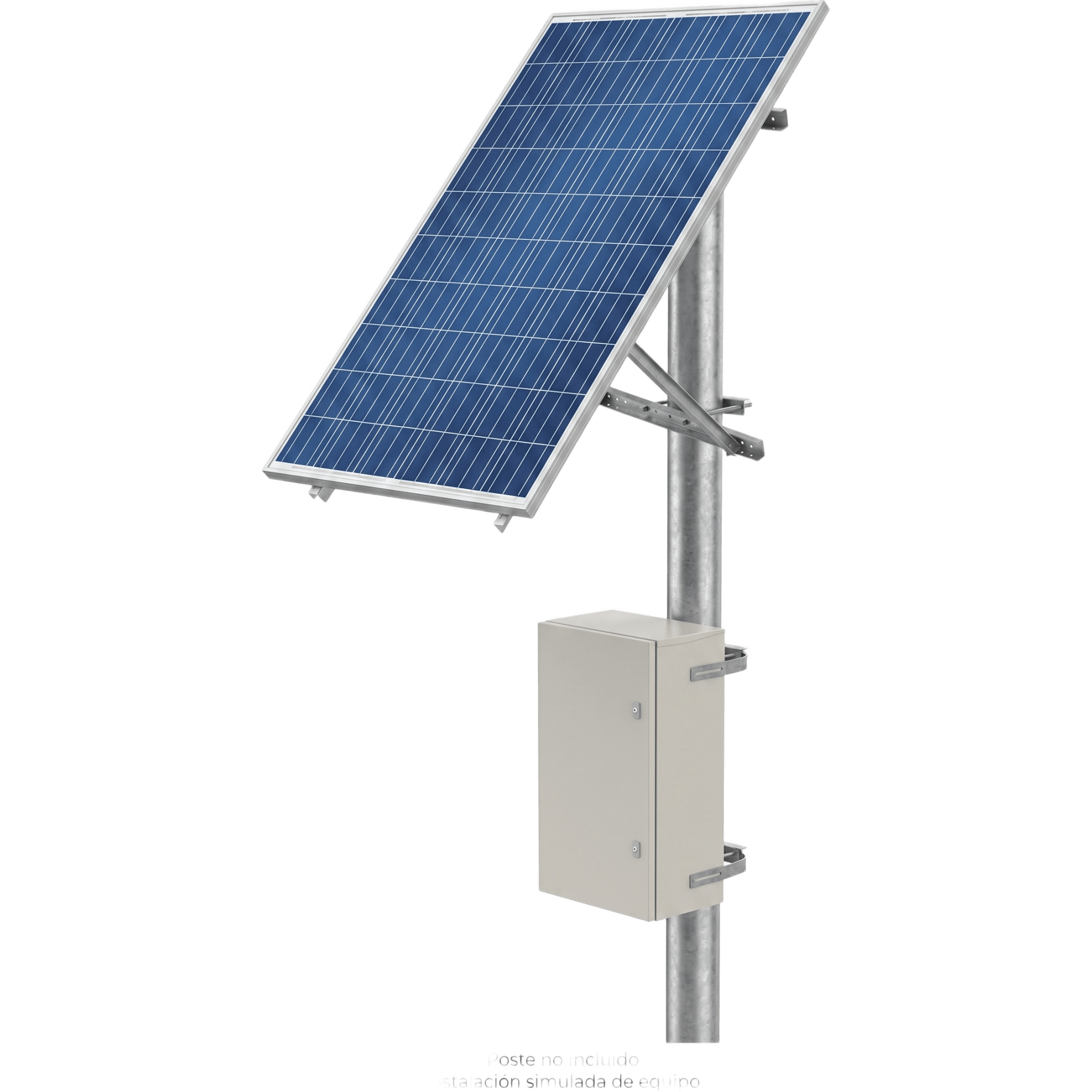 Kit Solar Witek de 28 W con 5 Puertos PoE 802.3 af y PoE Pasivo 24 V para alimentar Camaras IP y un Enlace Punto a Punto en 24 Vcc