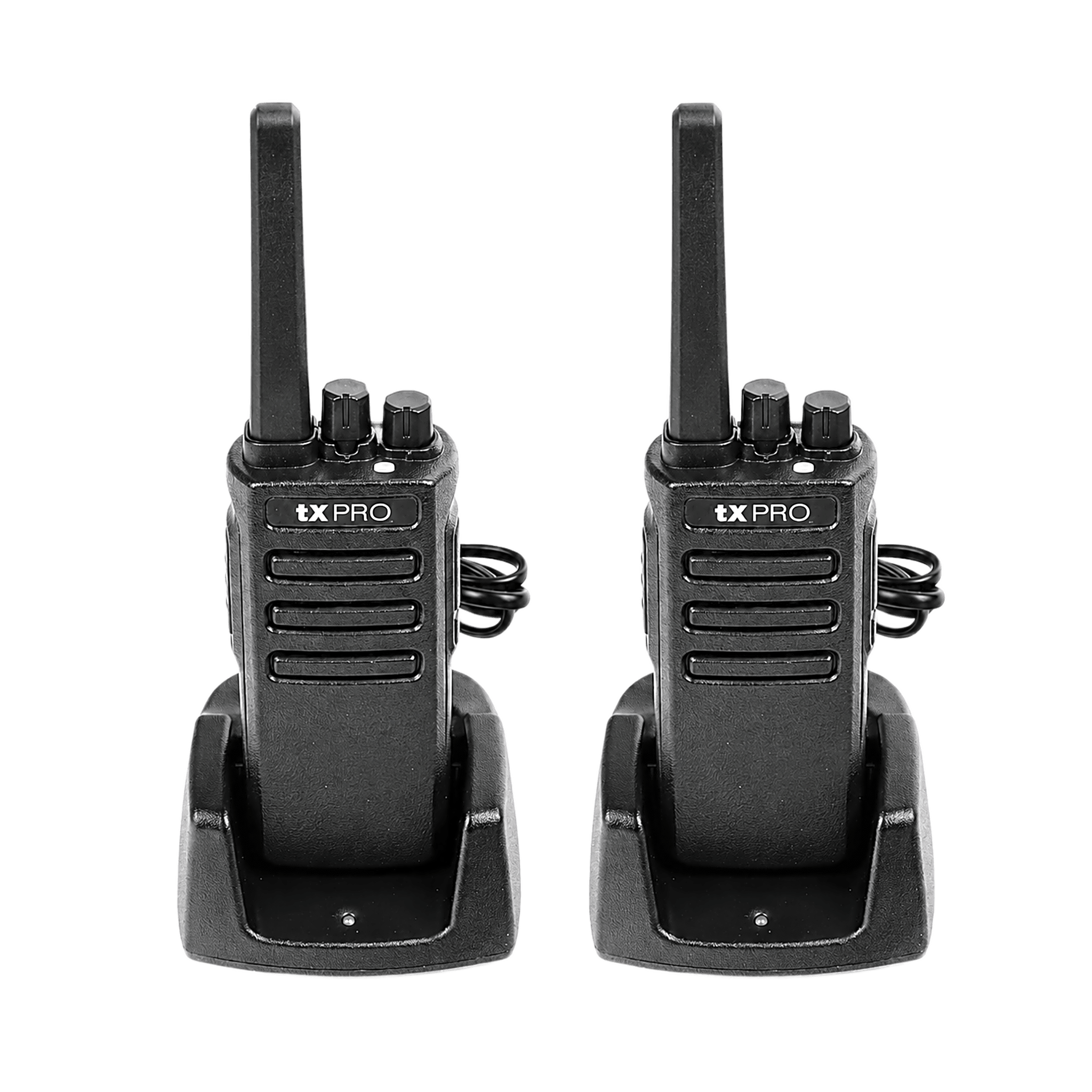 Par de Radios Portátiles Analógicos / UHF 400-470 MHz / 5W / 16 Canales / Scrambler / CTCSS/DCS / VOX y Scan