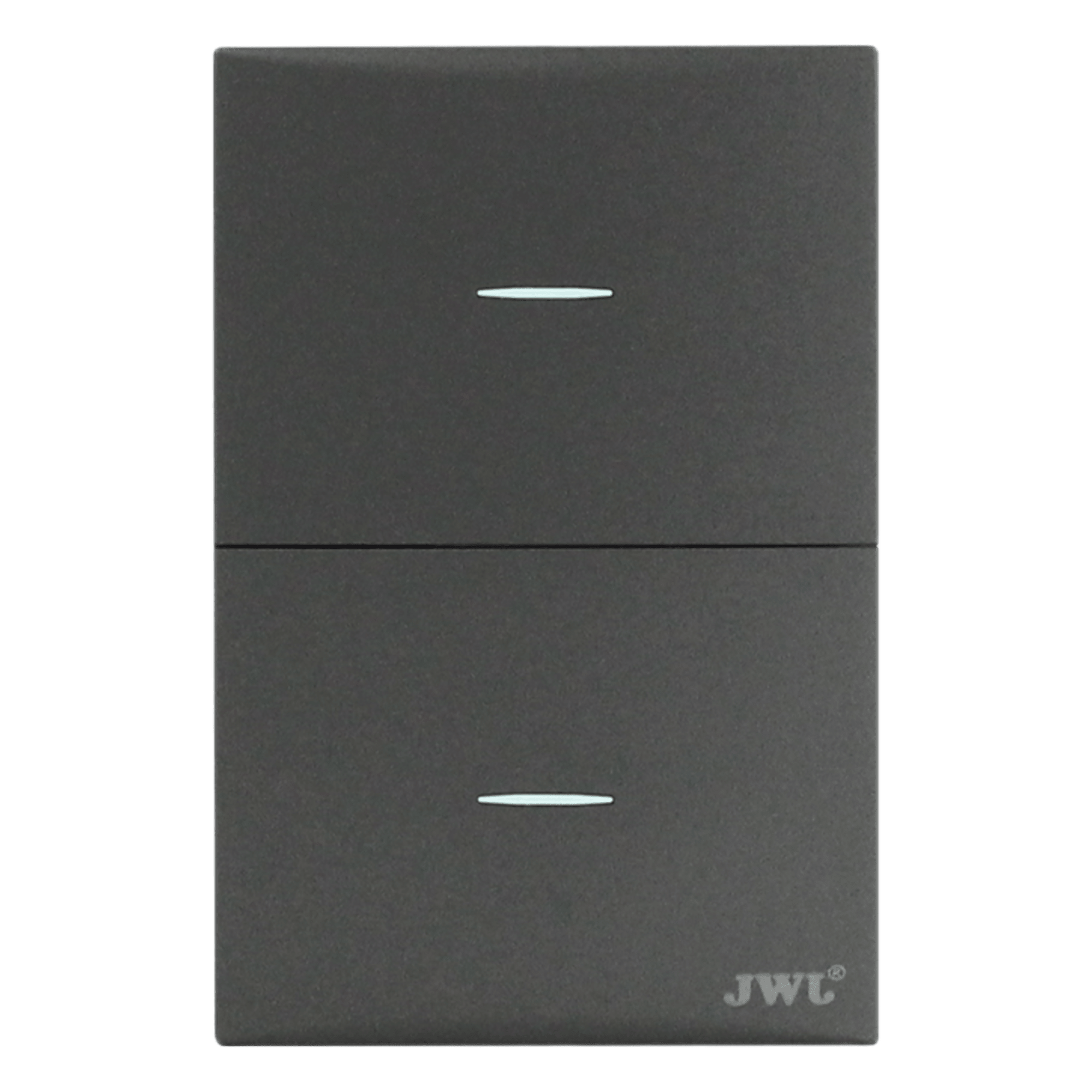 Placa con2 Interruptores Escalera  10 A 127 V  60 Hz. — JWJ · SKU JTL-G7706