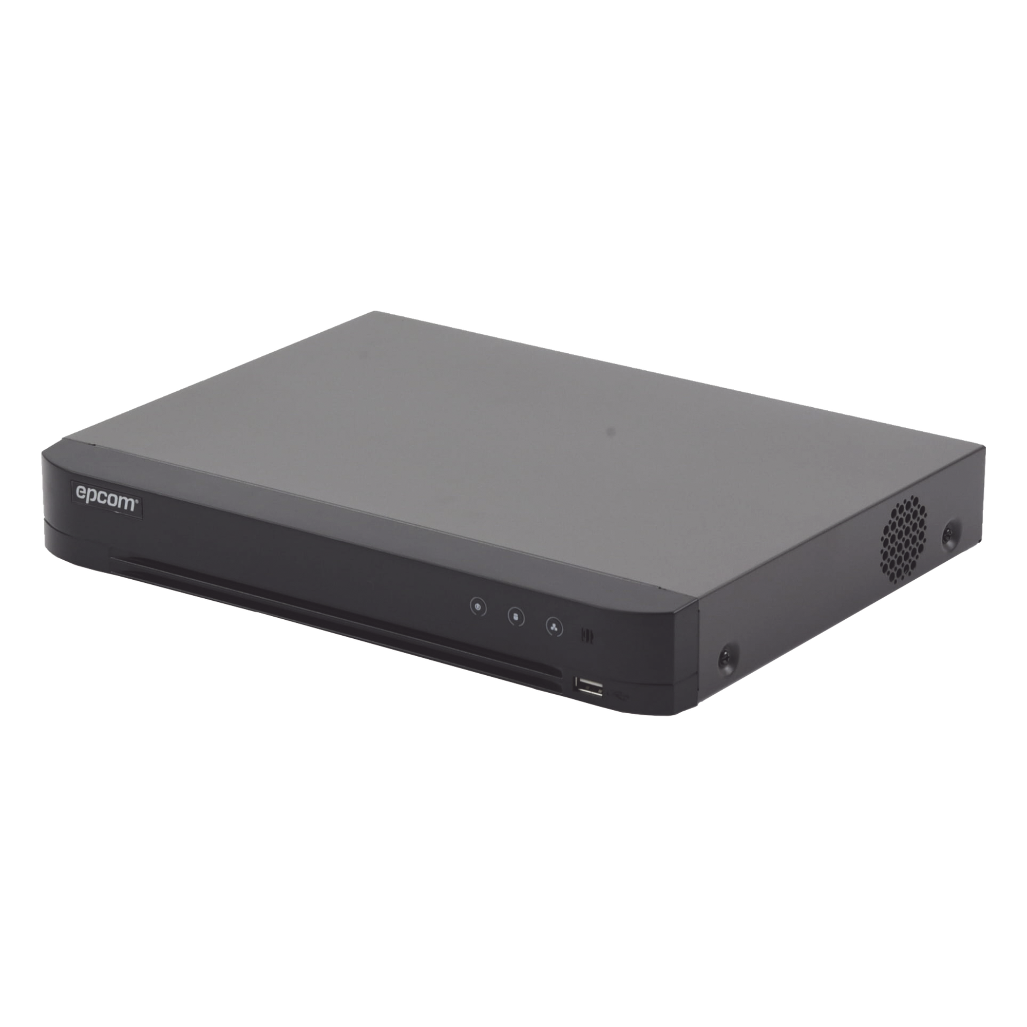 DVR 4 Canales TurboHD + 2 Canales IP / 5 Megapixel Lite- 3K Lite / Acusense (Evista falsas alarmas) / Audio por Coaxitron / Bahía de Disco Duro / Salida de Video en Full HD — EPCOM PROFESSIONAL · SKU EV-4004TURBO-D