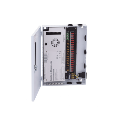 Fuente / 11-15 V / 18 canales / 20 A / Alta tecnología en seguridad / Doble ventilador / Hasta 1.8 Amperes por Salida / Filtro de ruido por canal / Diseño de alta gama.