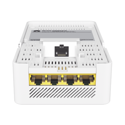 Punto de Acceso eKit Wi-Fi 6 para Pared / Hasta 128 Clientes / 2.9 Gbps / 1 Puerto Gigabit PoE in + 3 Puertos LAN Gigabit + 1 Puerto LAN PoE out / Smart Antenna 20% más cobertura / Libre de Licenciamiento