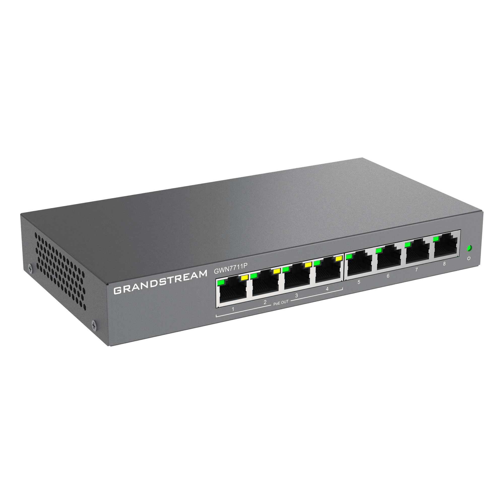 Switch Administrable Capa 2 Lite / 8 Puertos Gigabit / 4 Puertos PoE+ / 32 VLAN / QoS / GDMS Cloud / Montaje Pared y Escritorio