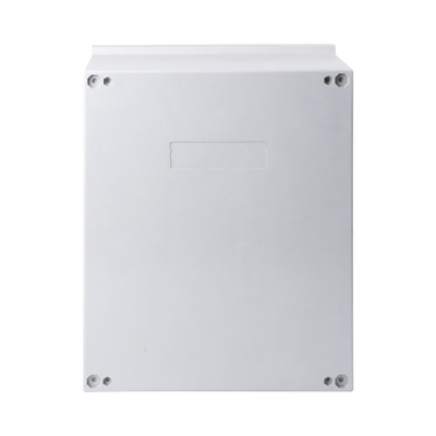 Gabinete de Poliéster IP65 Puerta Transparente, Uso en Intemperie (400 x 500 x 200 mm) con Placa Trasera Interior de Plástico (Incluye Chapa y Llave).