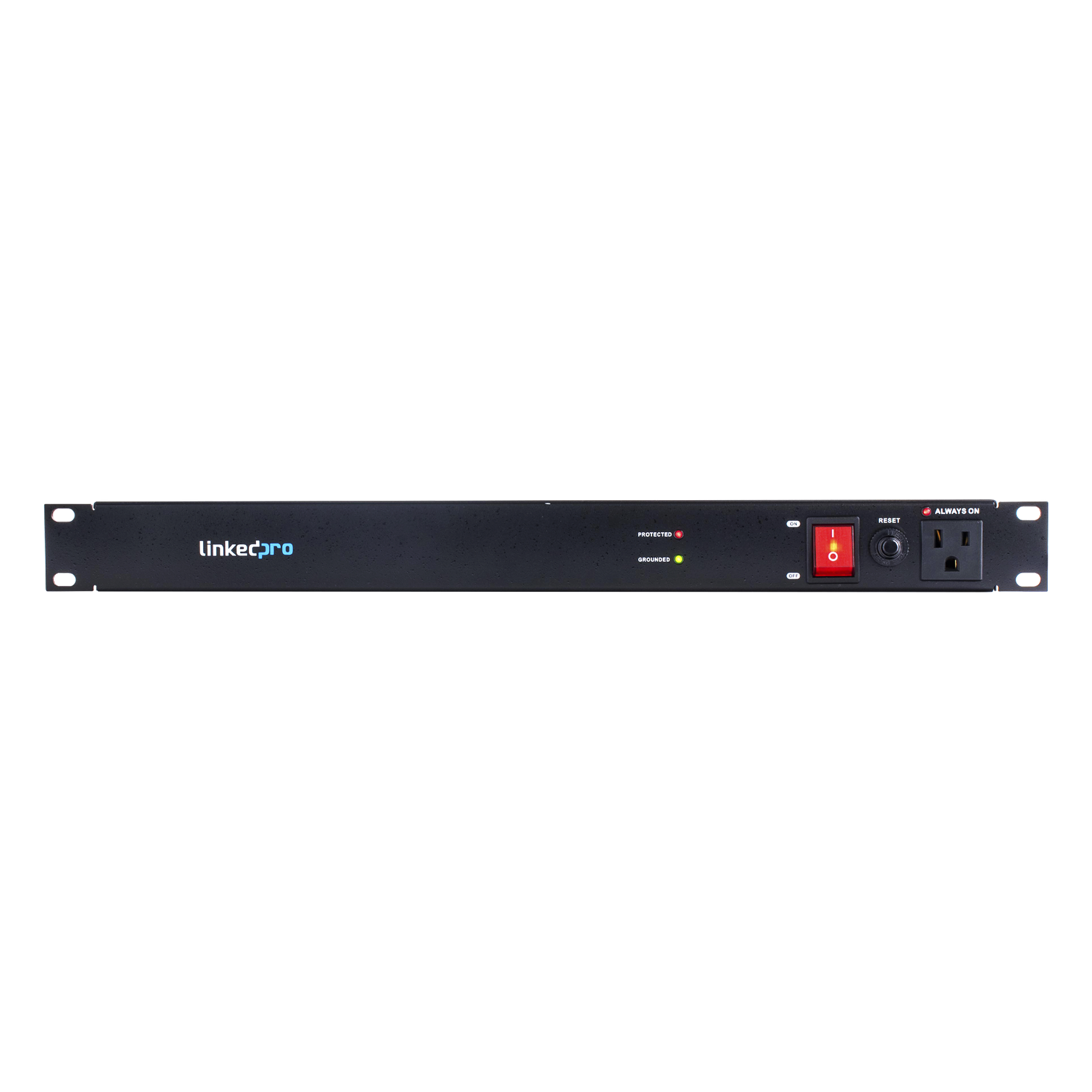 PDU para Distribución de Energía, Montaje en Rack, 11 salidas, Instalación Horizontal, de 19in, 1U, 15 Amp, 120 Vca — LINKEDPRO BY EPCOM · SKU LP-PDU-11