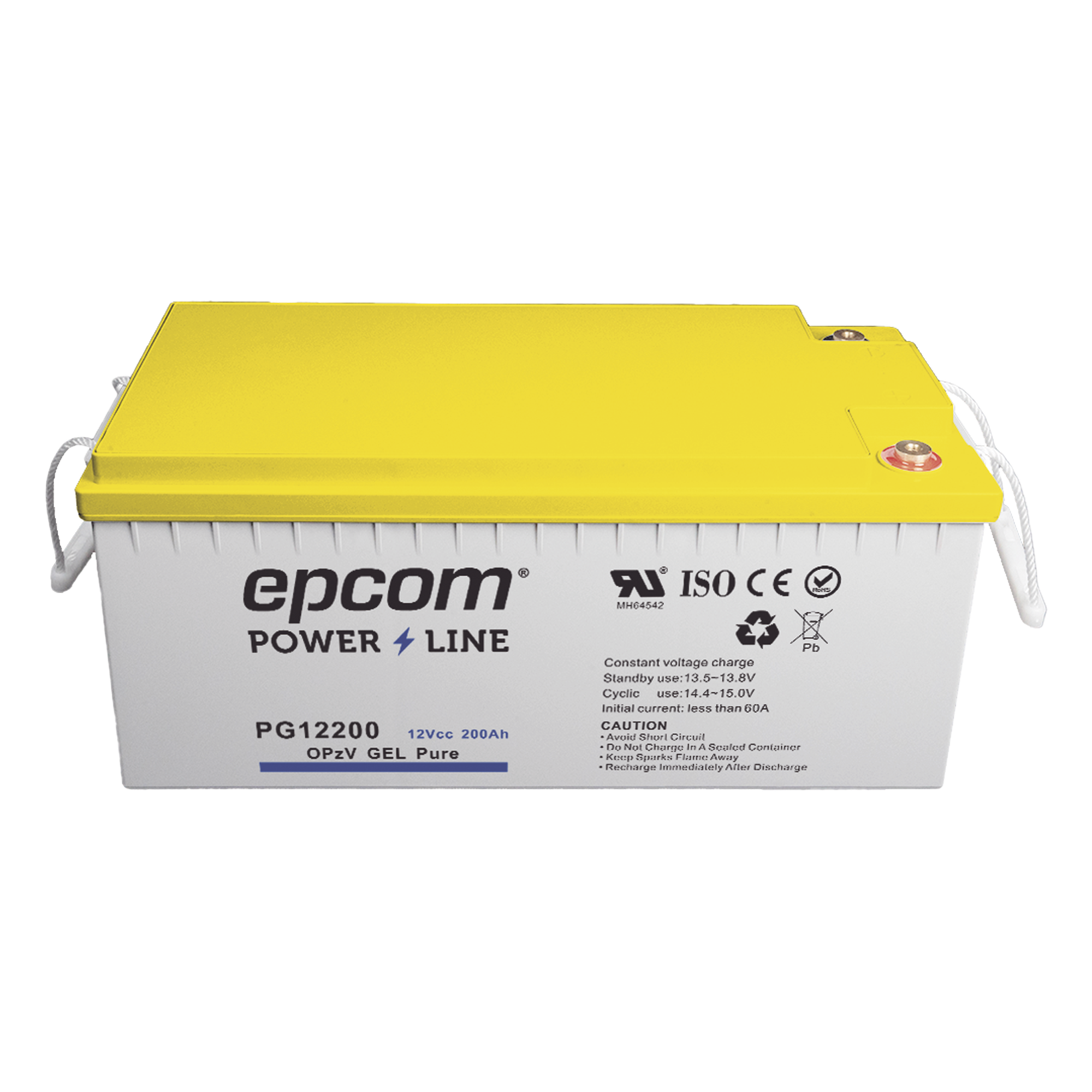 Batería de GEL PURO OPzV / 12 V @ 200 Ah / Ciclo profundo / Uso en Aplicaciones Fotovoltaicas y de Respald