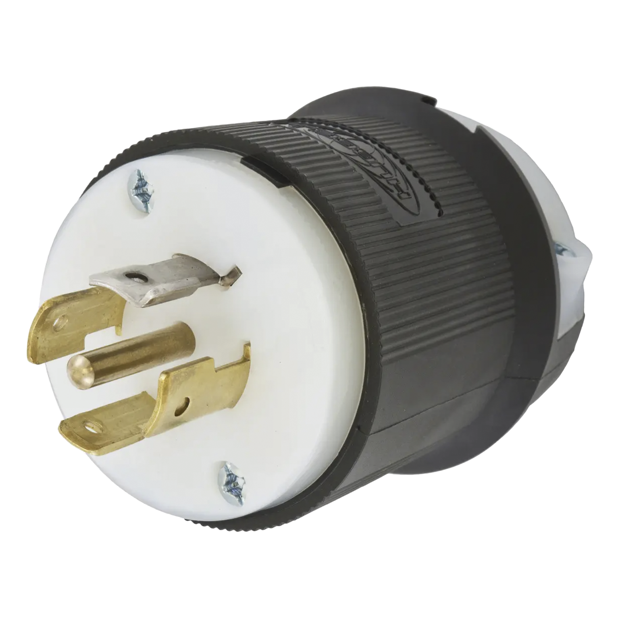Clavija Industrial con Bloqueo de Media Vuelta / 20 A 120/208 V CA / 4 Polos 5 Hilos / Color Blanco y Negro / Nema L21-20P/ Grado Industrial — HUBBELL · SKU HUB-HBL-2511