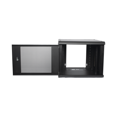 Gabinete de Pared con Puerta Perforada, 635mm de Profundidad, 9U Rack de 19 in, Acero Reforzado