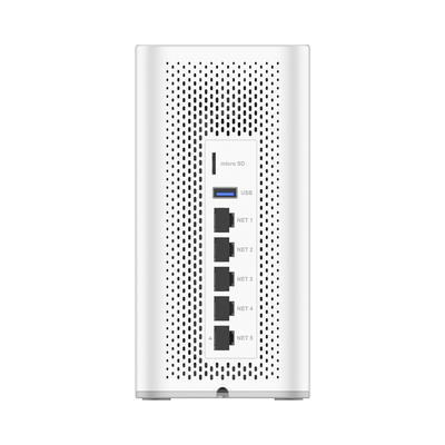4 en 1: Firewall Nueva Generación, Router Wi-Fi, IP PBX (24 usuarios / 8 llamadas simultáneas), Switch, incluye un AP Wi-Fi 6 de doble banda