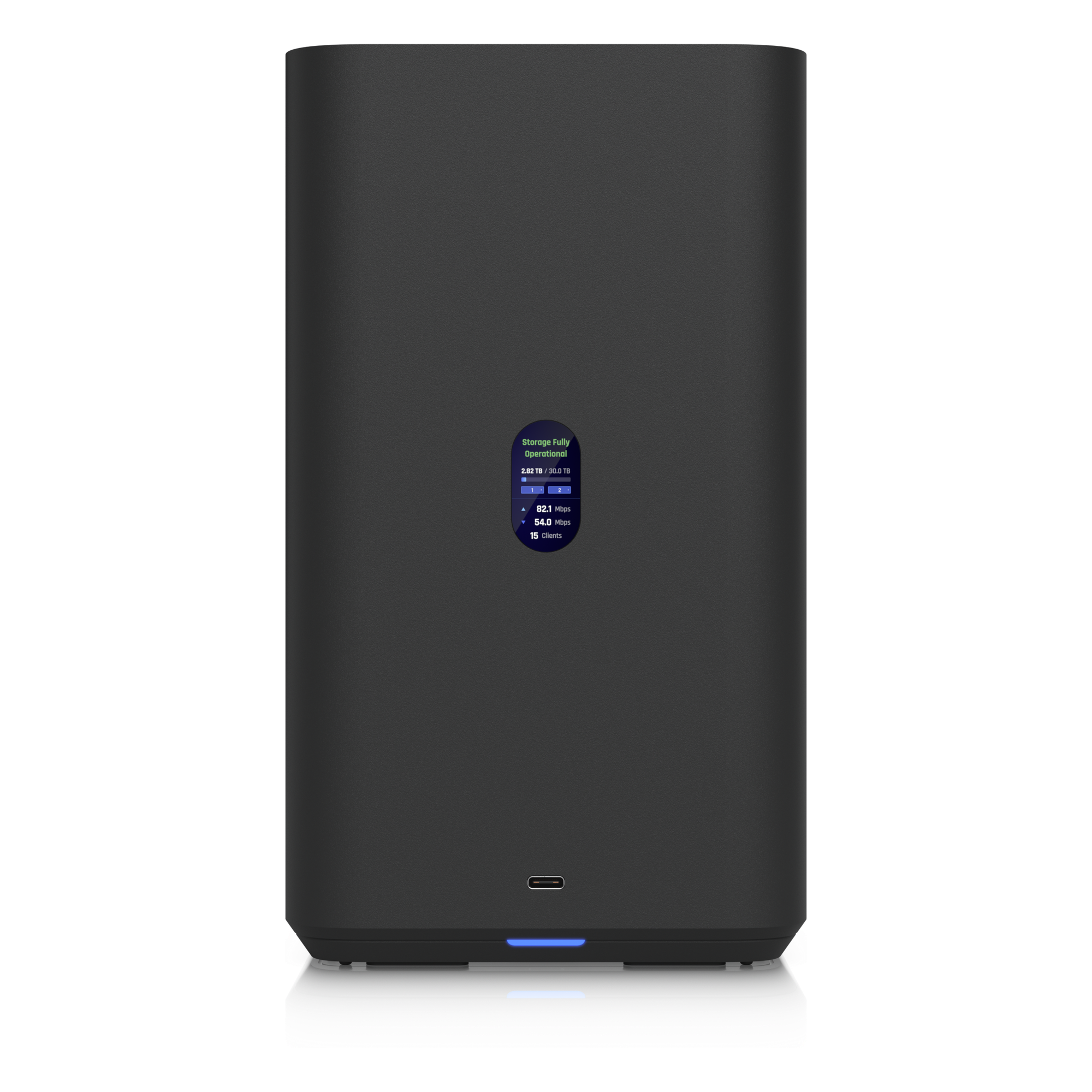 UniFi UNAS-2 – Servidor NAS Compacto de 2 Bahías para HDD 3.5" SATA, Puerto 2.5 GbE, USB-C y PoE++ — UBIQUITI · SKU UNAS-2-B