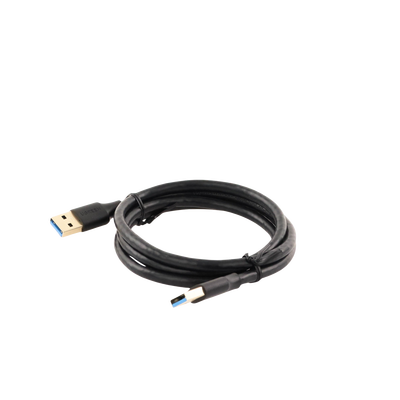 Cable USB-A 3.0 a USB-A 3.0 / 1 Metro / Macho a Macho / Conector Niquelado / Núcleo de Cobre Estañado / Blindaje Múltiple / Velocidad 5Gbps / No Requiere Controlador / Compatible con USB2.0 Y USB 1.1