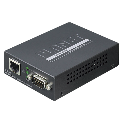 Convertidor de Medios de RS-232/ RS-422/ RS-485 a Fast Ethernet, Administración Web, SNMP y Telnet — PLANET · SKU ICS-110