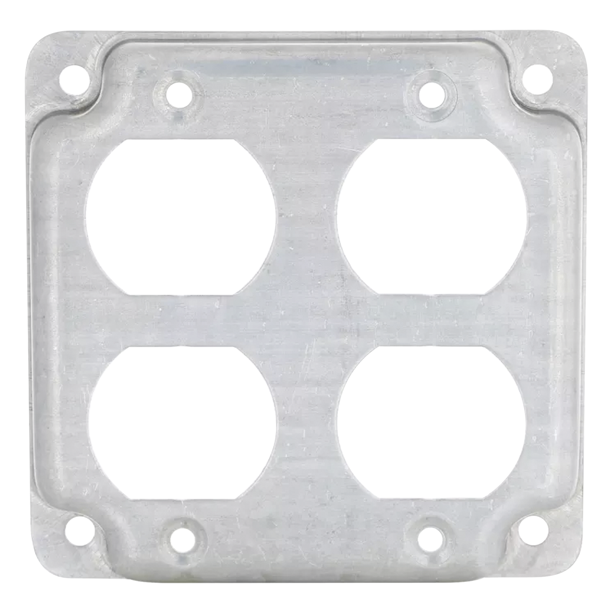 Cubierta de 4" para 2 Contactos Dúplex. — RACO · SKU HUB-907C