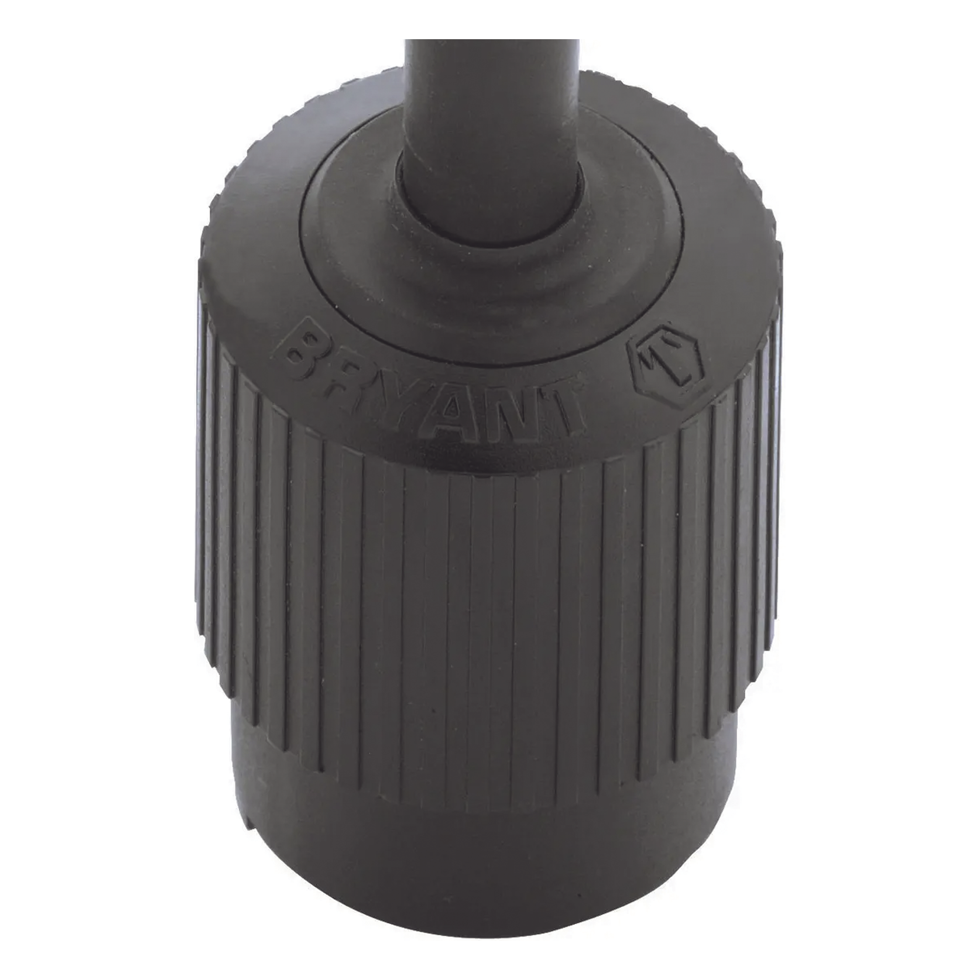 Clavija Negra 15 A 125 V CA 2 Polos 3 Hilos (NEMA 5-15P).
