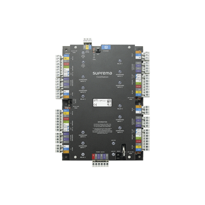 CoreStation Panel de Control de Acceso / Biometría Integrada / Compatible con Sistema de Elevadores / 200,000 Huellas / 4 Puertas